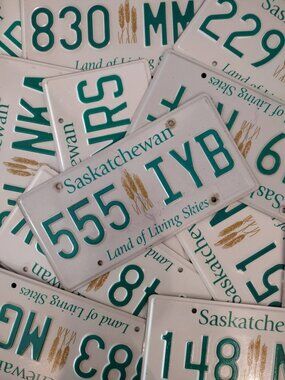 Authentic 2021 Saskatchewan CANADA License Plate 🇨🇦 Land Of Living Skies Wheat